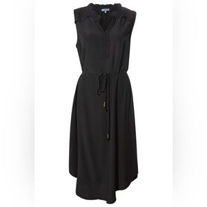 Democracy Black Woven Tank Dress with Tie